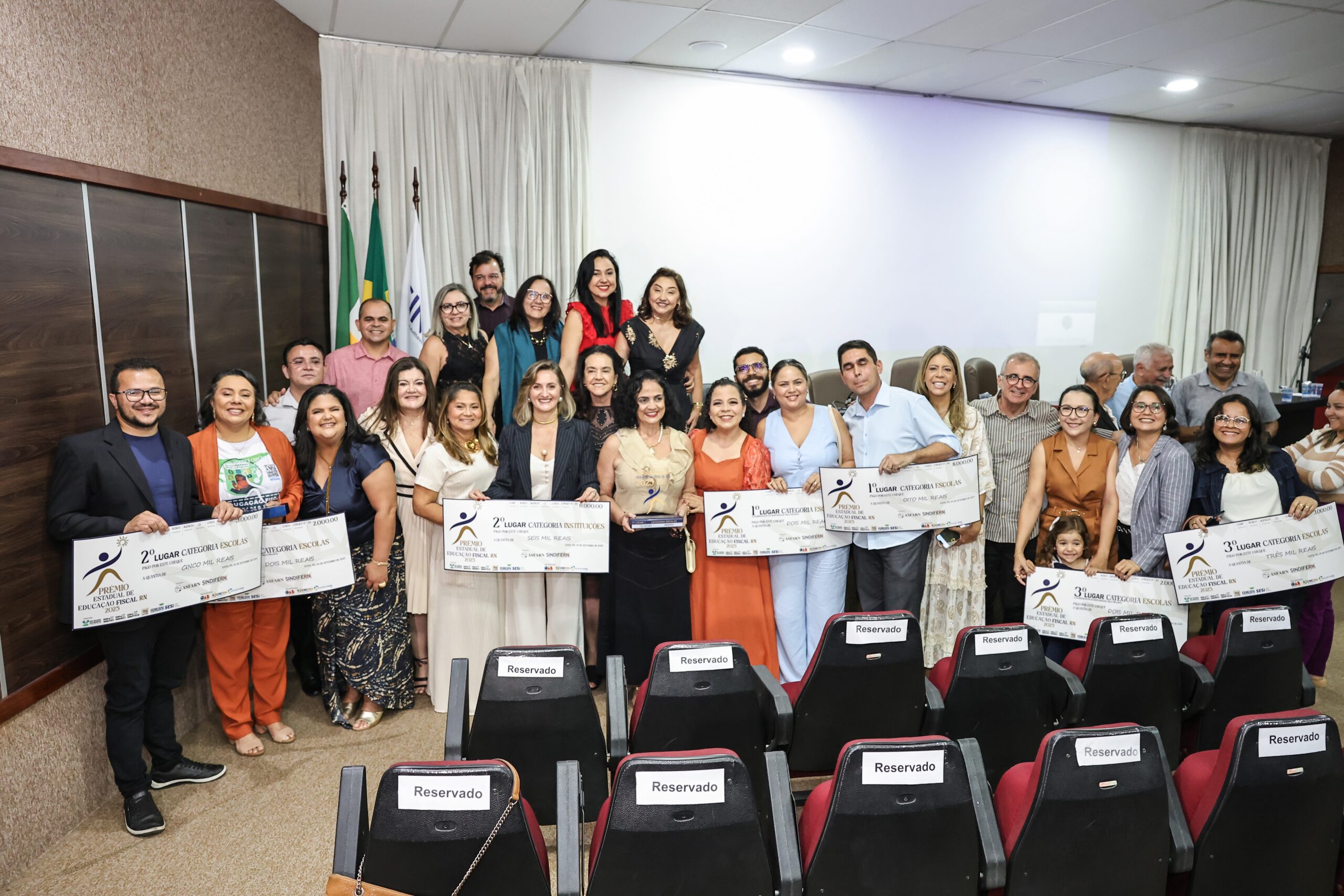 Vencedores do Prêmio Estadual de Educação Fiscal RN – 2025